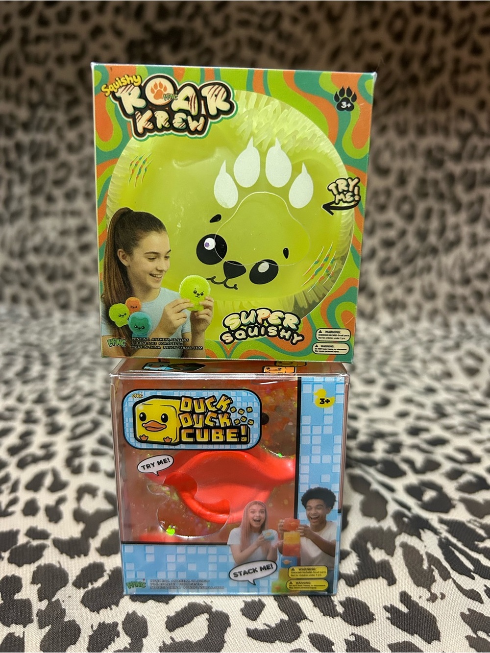 Roar Krew & Duck Duck Cube Squishy